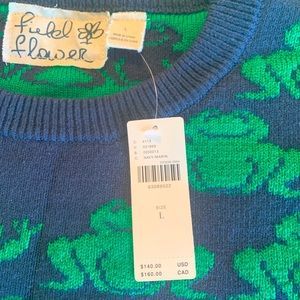 Field and Flower Frog Sweater